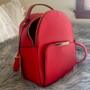 Red Backpack purse